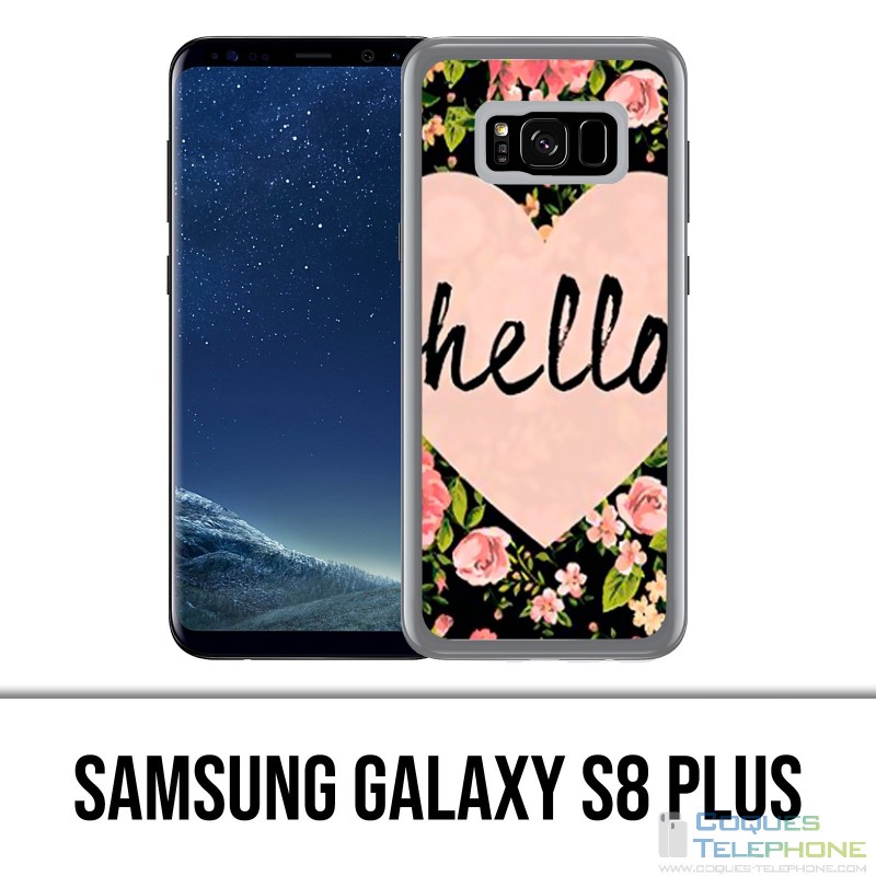 Samsung Galaxy S8 Plus Hülle - Hallo rosa Herz