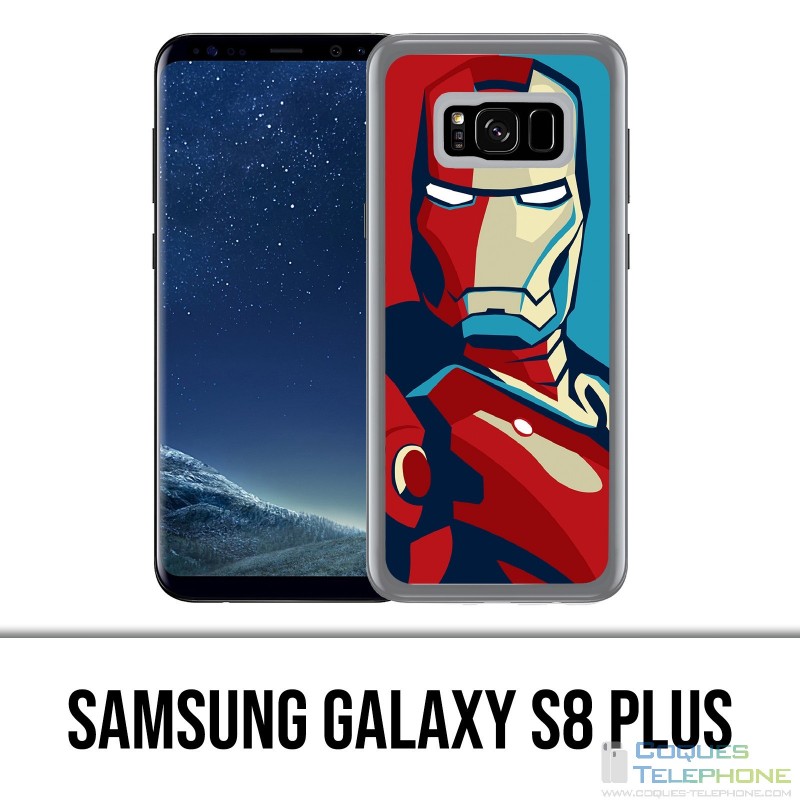 Custodia Samsung Galaxy S8 Plus - Iron Man Design Poster