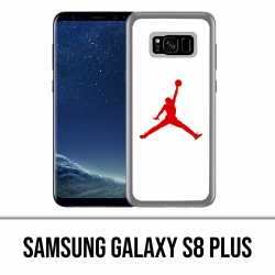 Custodia Samsung Galaxy S8 Plus - Jordan Basketball Logo bianca