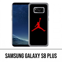 Coque Samsung Galaxy S8 PLUS - Jordan Basketball Logo Noir