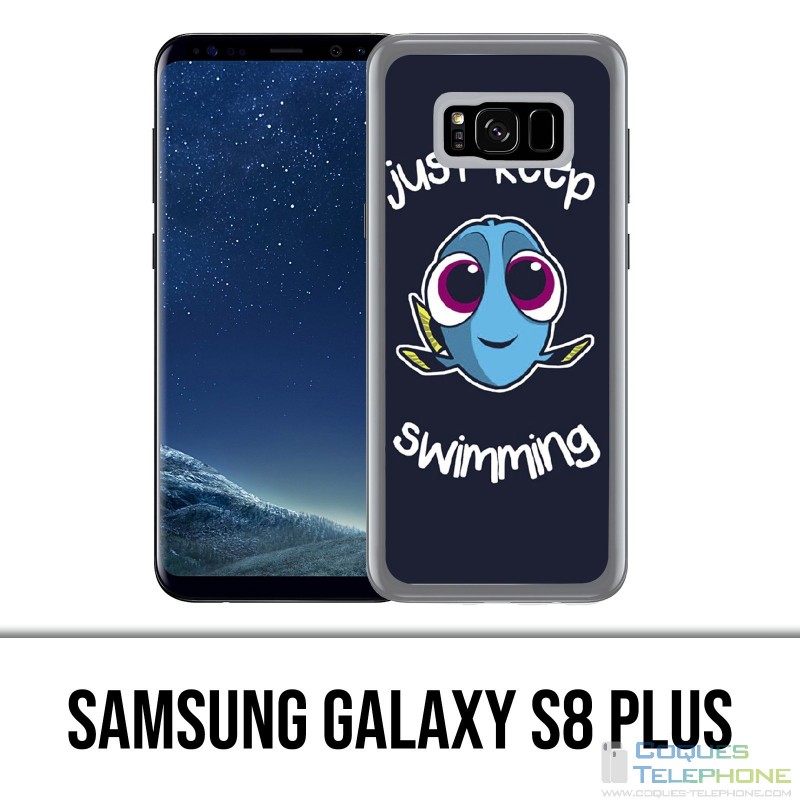Samsung Galaxy S8 Plus Hülle - Schwimmen Sie einfach weiter