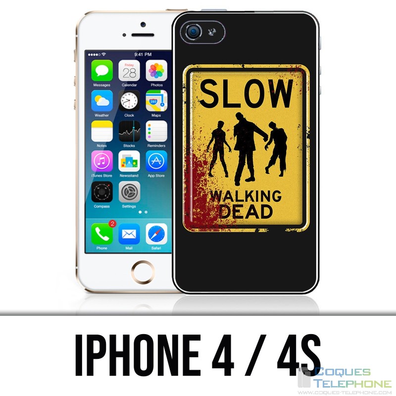 Coque iPhone 4 / 4S - Slow Walking Dead