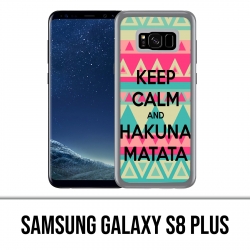 Carcasa Samsung Galaxy S8 Plus - Mantenga la calma Hakuna Mattata