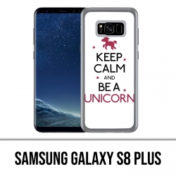 Coque Samsung Galaxy S8 PLUS - Keep Calm Unicorn Licorne
