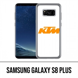 Carcasa Samsung Galaxy S8 Plus - Logotipo Ktm Fondo blanco
