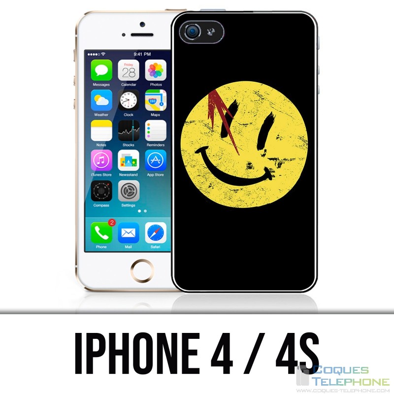 Coque iPhone 4 / 4S - Smiley Watchmen