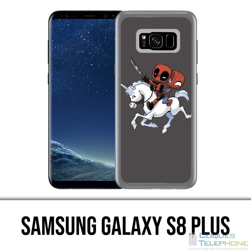 Custodia Samsung Galaxy S8 Plus - Unicorn Deadpool Spiderman