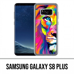Samsung Galaxy S8 Plus Hülle - Mehrfarbiger Löwe