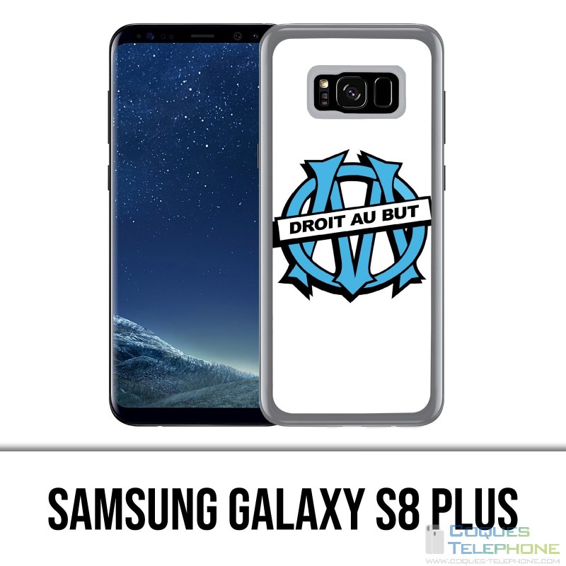 Coque Samsung Galaxy S8 PLUS - Logo Om Marseille Droit Au But