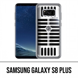 Carcasa Samsung Galaxy S8 Plus - Micrófono vintage
