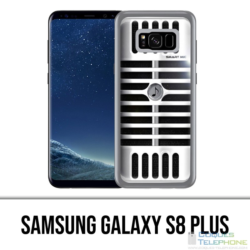 Carcasa Samsung Galaxy S8 Plus - Micrófono vintage