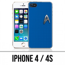 Coque iPhone 4 / 4S - Star Trek Bleu
