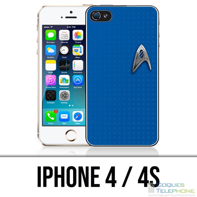 Coque iPhone 4 / 4S - Star Trek Bleu