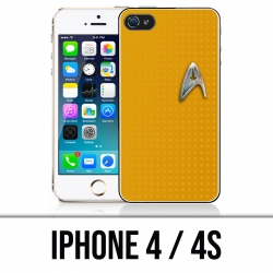 Coque iPhone 4 / 4S - Star Trek Jaune