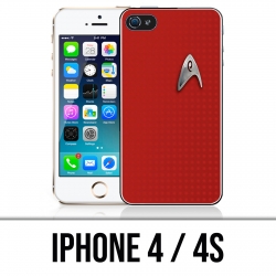 Funda iPhone 4 / 4S - Star Trek Rojo