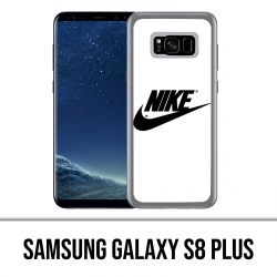 Custodia Samsung Galaxy S8 Plus - Logo Nike bianco