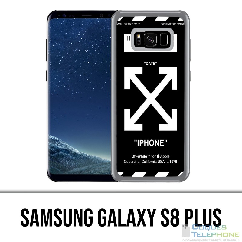 Custodia per Samsung Galaxy S8 Plus - Nero bianco sporco