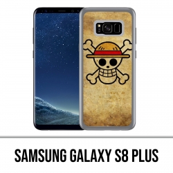 Samsung Galaxy S8 Plus Hülle - Einteiliges Vintage Logo