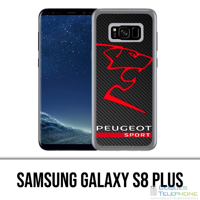 Custodia Samsung Galaxy S8 Plus - Logo Peugeot Sport