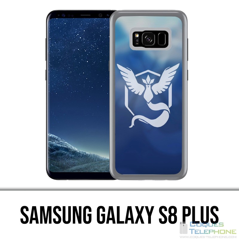 Samsung Galaxy S8 Plus Case - Pokemon Go Team Blue Grunge