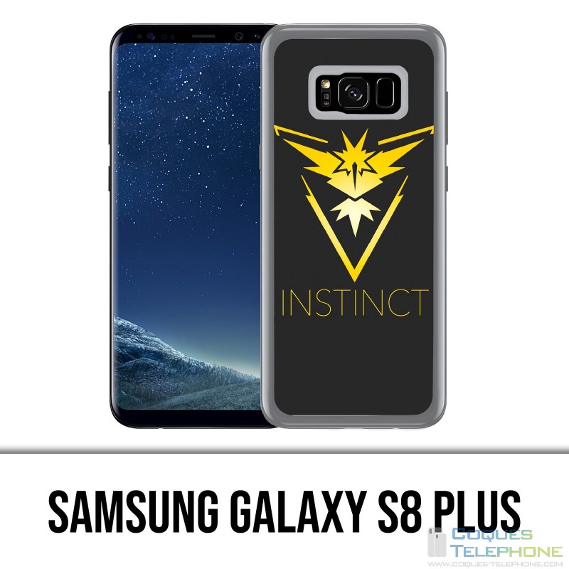 Carcasa Samsung Galaxy S8 Plus - Pokemon Go Team Amarillo Grunge