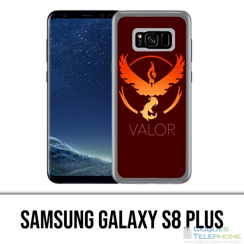 Carcasa Samsung Galaxy S8 Plus - Pokemon Go Team Rojo Grunge