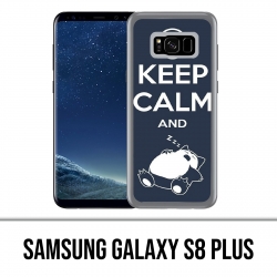 Coque Samsung Galaxy S8 PLUS - Pokémon Ronflex Keep Calm