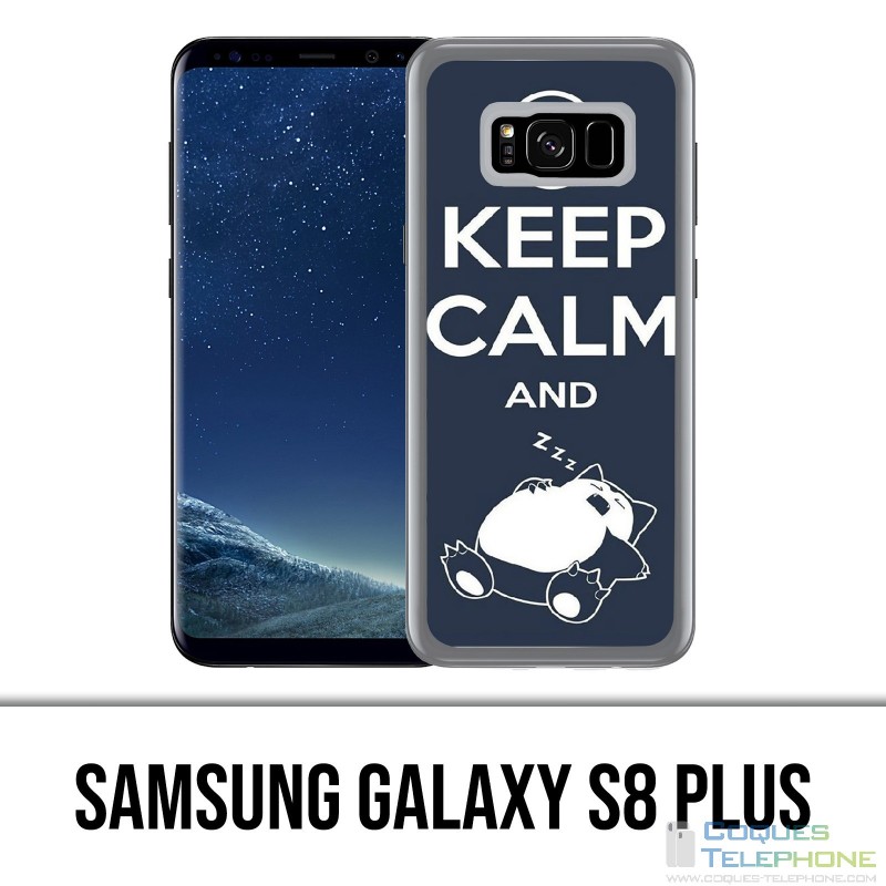 Samsung Galaxy S8 Plus Case - Pokemon Ronflex Keep Calm