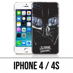 Coque iPhone 4 / 4S - Star Wars Dark Vador Moustache