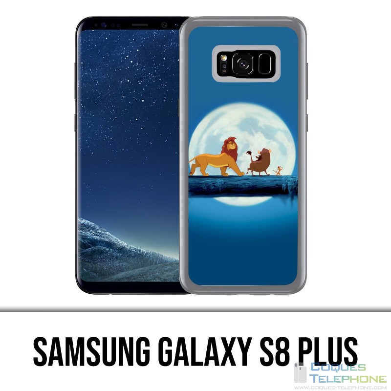 Coque Samsung Galaxy S8 PLUS - Roi Lion Lune