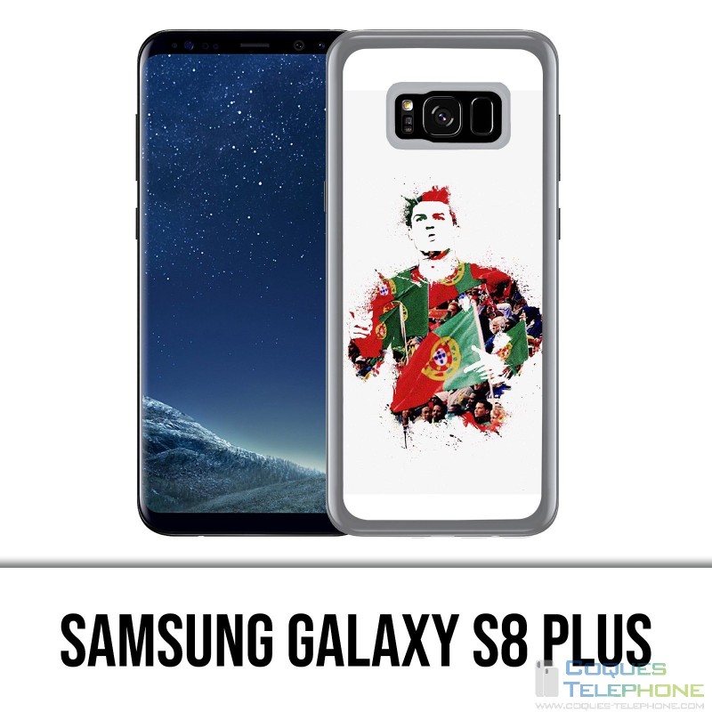 Custodia Samsung Galaxy S8 Plus - Ronaldo Lowpoly