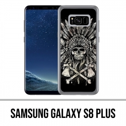 Samsung Galaxy S8 Plus Hülle - Skull Head Feathers