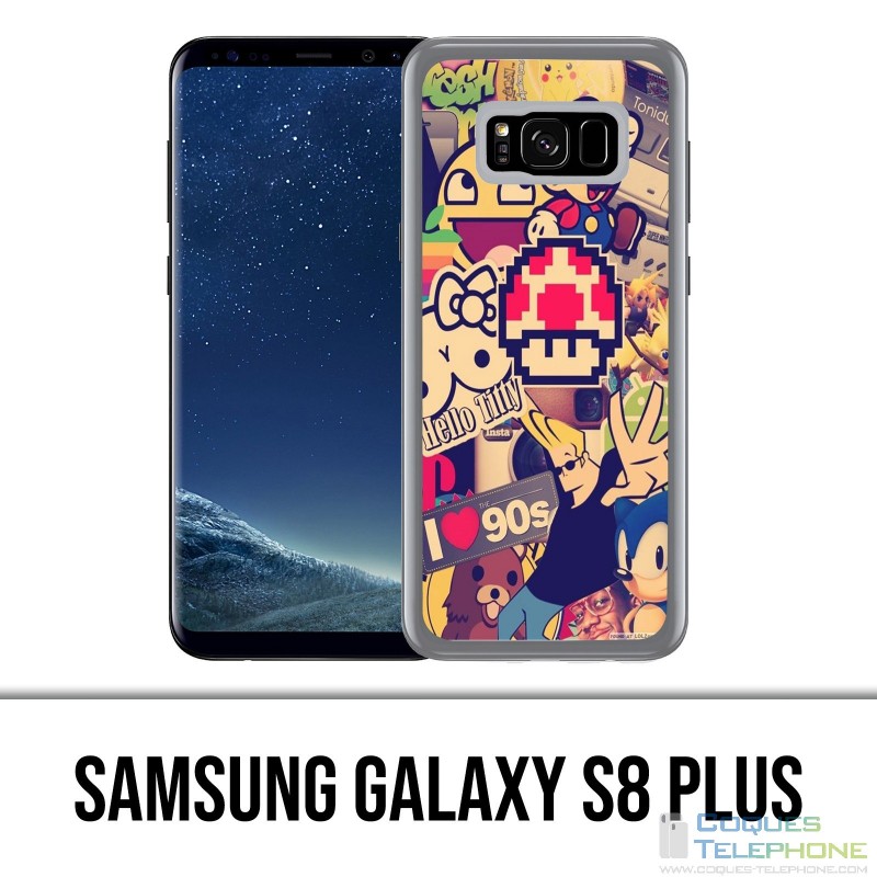 Samsung Galaxy S8 Plus Case - Vintage 90S Stickers