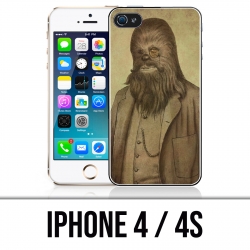 Custodia per iPhone 4 / 4S - Star Wars Vintage Chewbacca