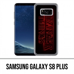 Carcasa Samsung Galaxy S8 Plus - Logotipo de Stranger Things