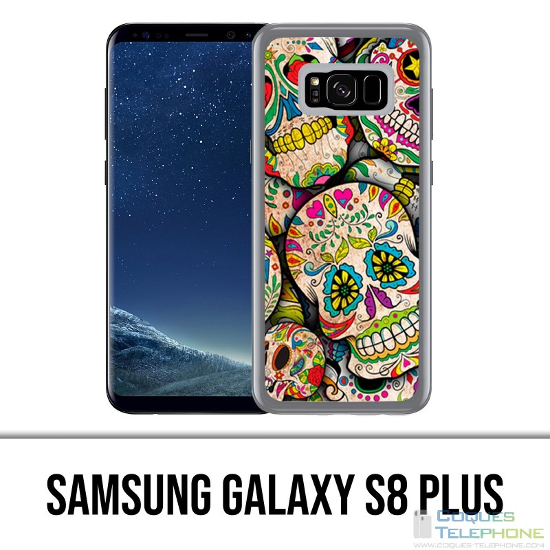 Carcasa Samsung Galaxy S8 Plus - Calavera de azúcar