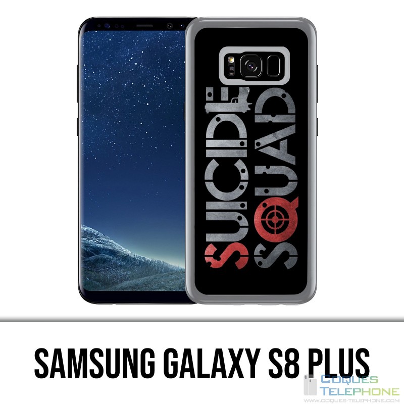 Carcasa Samsung Galaxy S8 Plus - Logotipo de Suicide Squad