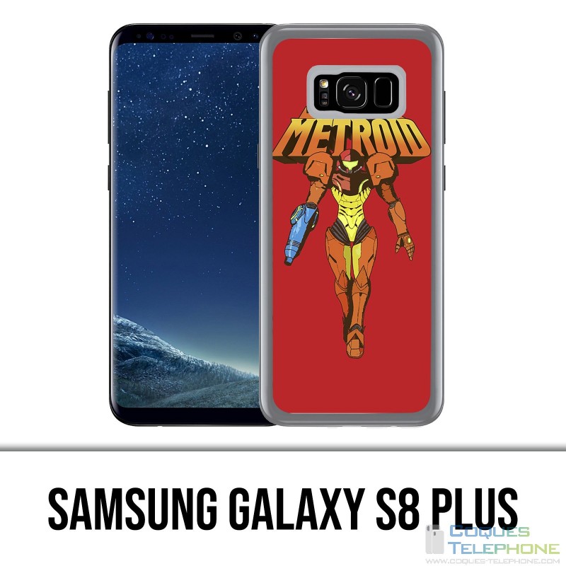 Samsung Galaxy S8 Plus Hülle - Super Vintage Metroid