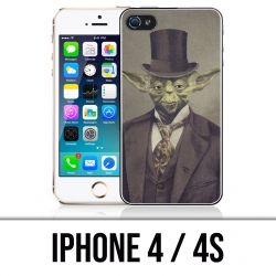 Coque iPhone 4 / 4S - Star Wars Vintage Yoda