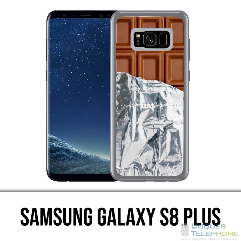 Coque Samsung Galaxy S8 Plus - Tablette Chocolat Alu