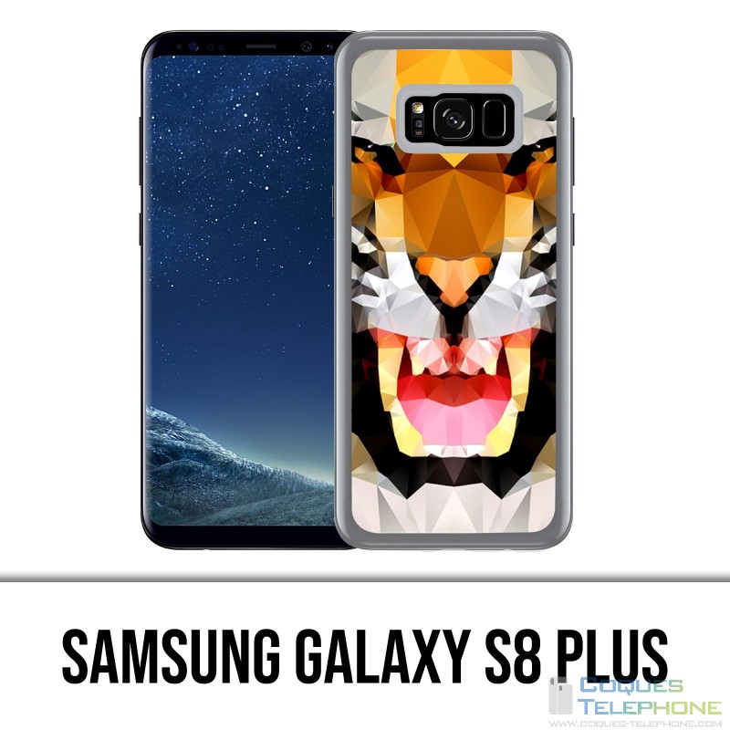 Samsung Galaxy S8 Plus Hülle - Geometrischer Tiger