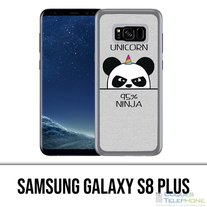 Samsung Galaxy S8 Plus Hülle - Einhorn Ninja Panda Unicorn