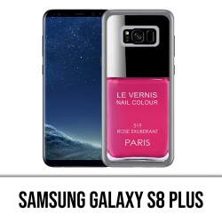 Coque Samsung Galaxy S8 Plus - Vernis Paris Rose