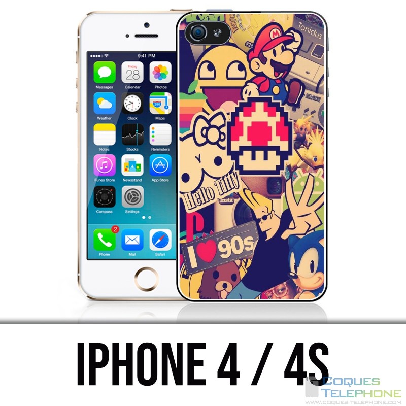 IPhone 4 / 4S Case - Vintage 90S Stickers