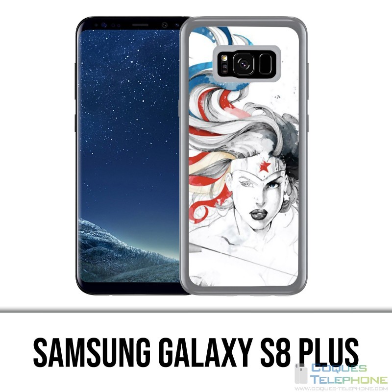 Carcasa Samsung Galaxy S8 Plus - Diseño de Arte de la Mujer Maravilla