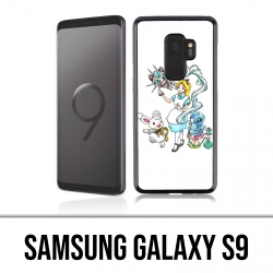 Coque Samsung Galaxy S9 - Alice Au Pays Des Merveilles Pokémon