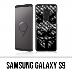 Coque Samsung Galaxy S9 - Anonymous 3D