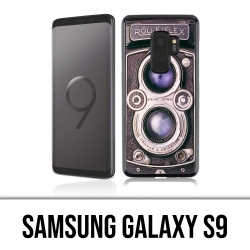 Coque Samsung Galaxy S9 - Appareil Photo Vintage Noir