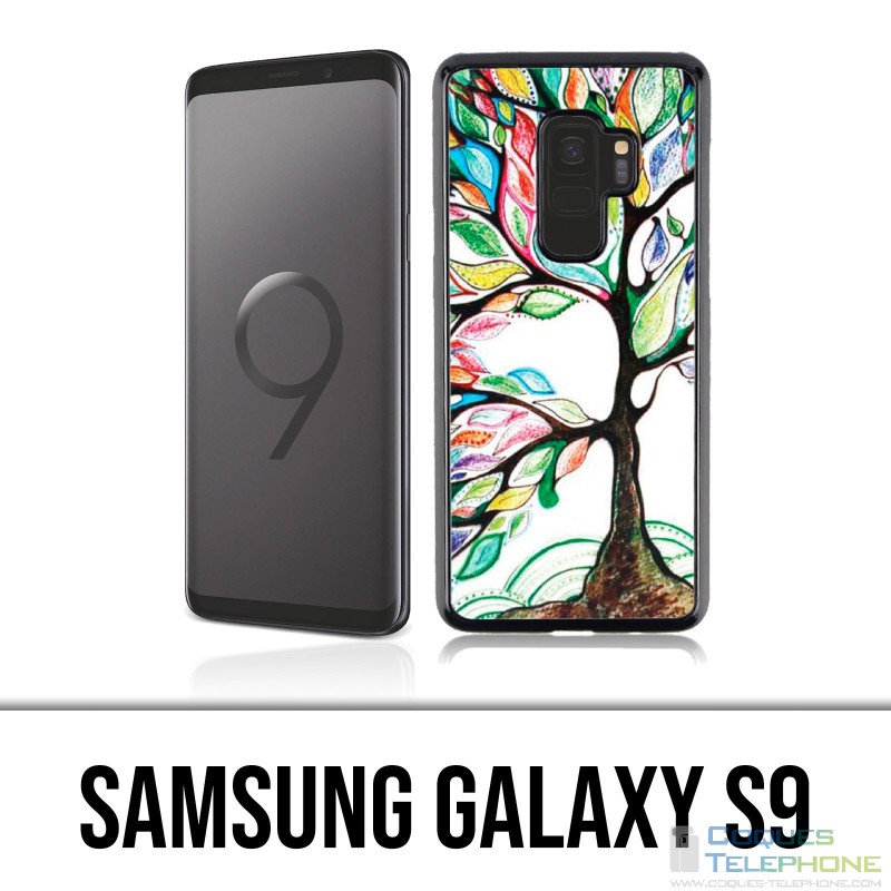 Carcasa Samsung Galaxy S9 - Árbol multicolor
