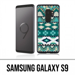 Samsung Galaxy S9 Case - Green Azteque
